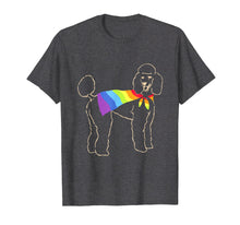 Load image into Gallery viewer, Funny shirts V-neck Tank top Hoodie sweatshirt usa uk au ca gifts for Vintage Gay Pride Flag Poodle T-Shirt - LGBT Pride T-Shirt 1469186
