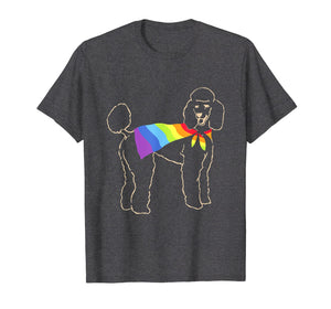 Funny shirts V-neck Tank top Hoodie sweatshirt usa uk au ca gifts for Vintage Gay Pride Flag Poodle T-Shirt - LGBT Pride T-Shirt 1469186