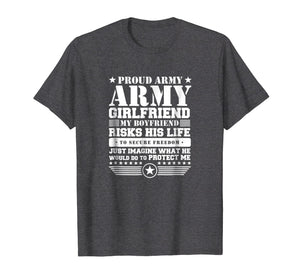 Funny shirts V-neck Tank top Hoodie sweatshirt usa uk au ca gifts for Proud Army Girlfriend Shirt Military Girlfriend Protects Me 844147