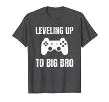 Load image into Gallery viewer, Level Up To Big Brother Announcement Funny Gamer Gift Shirt

