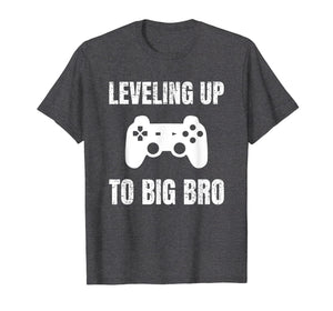 Level Up To Big Brother Announcement Funny Gamer Gift Shirt
