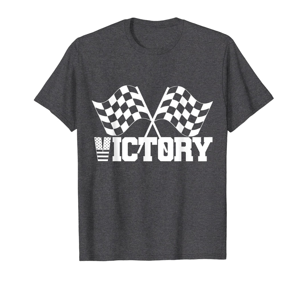 Funny shirts V-neck Tank top Hoodie sweatshirt usa uk au ca gifts for VICTORY Checkered White Flag  Race Car T-Shirt Gifts 3975053