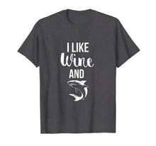 Load image into Gallery viewer, Funny shirts V-neck Tank top Hoodie sweatshirt usa uk au ca gifts for I Like Wine and Sharks Funny Ocean Animal T-Shirt 1134022
