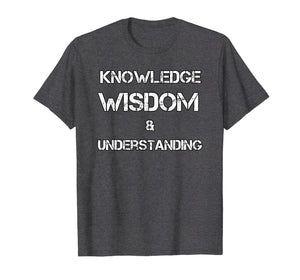 Funny shirts V-neck Tank top Hoodie sweatshirt usa uk au ca gifts for Knowledge Wisdom & Understanding NGE 5 percent t shirt 2023286