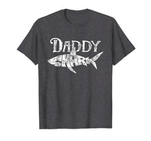 Load image into Gallery viewer, Daddy Shark T Shirt Fathers Day Gifts Family Matching Dad
