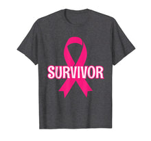 Load image into Gallery viewer, Funny shirts V-neck Tank top Hoodie sweatshirt usa uk au ca gifts for Breast Cancer Survivor T-shirt with Bold Pink Ribbon 2412388

