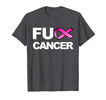 Load image into Gallery viewer, Funny shirts V-neck Tank top Hoodie sweatshirt usa uk au ca gifts for Fuck Cancer Tshirt for Breast Cancer Awareness T-Shirt 243275
