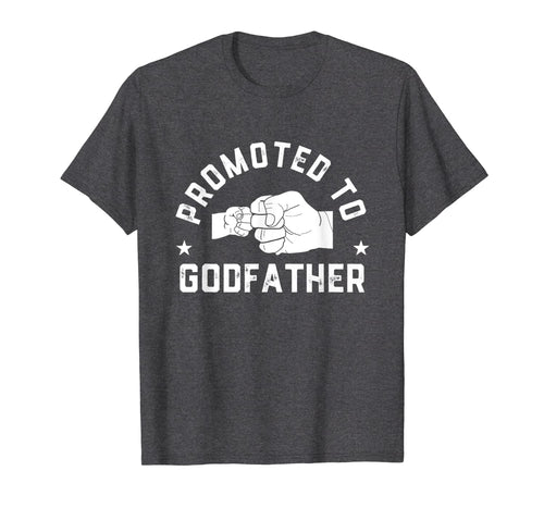 Mens Promoted To Godfather est 2019 t shirt Fathers Day Gifts 230263