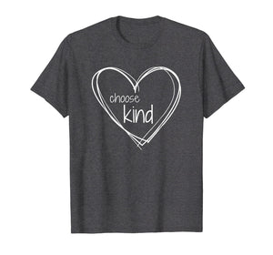 Funny shirts V-neck Tank top Hoodie sweatshirt usa uk au ca gifts for Choose Kind Anti-Bullying T-Shirt (with White Hearts) 238114