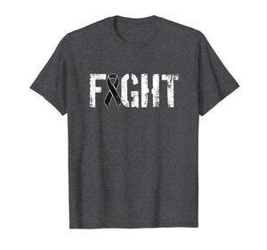 Funny shirts V-neck Tank top Hoodie sweatshirt usa uk au ca gifts for Mens Fight Melanoma Skin Cancer Shirt - Awareness Ribbon Tee 248501
