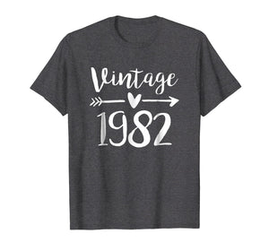 Funny shirts V-neck Tank top Hoodie sweatshirt usa uk au ca gifts for Vintage 1982 Cute Birthday Women Gift 36th Birthday Shirt 3157035