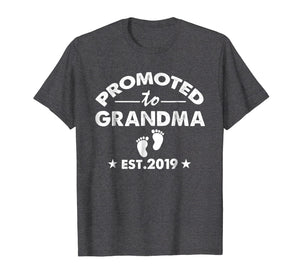 Funny shirts V-neck Tank top Hoodie sweatshirt usa uk au ca gifts for Promoted to Grandma est 2019 T-shirt 1056741