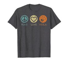 Load image into Gallery viewer, Funny shirts V-neck Tank top Hoodie sweatshirt usa uk au ca gifts for Retro Vintage Peace Love Vizsla Tshirt Funny Dog Lover Gifts 2588350
