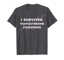 Load image into Gallery viewer, Funny shirts V-neck Tank top Hoodie sweatshirt usa uk au ca gifts for I Survived Testosterone Poisoning LGBTQ Trans Pride Shirt 2138996
