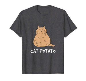 Funny shirts V-neck Tank top Hoodie sweatshirt usa uk au ca gifts for Cat Potato - Funny Chubby Cat Mixed Potato T-Shirt 1669050