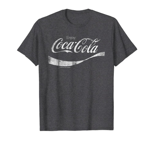 Coca-Cola Vintage White Enjoy Logo Graphic T-Shirt 102893