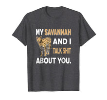 Load image into Gallery viewer, Funny shirts V-neck Tank top Hoodie sweatshirt usa uk au ca gifts for My Savannah And I Talk About You T-Shirt Cat Lover Gift Idea 2052621
