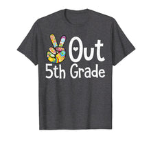 Load image into Gallery viewer, Peace 5th Grade Out Graduation Shirt Last Day of School Gift
