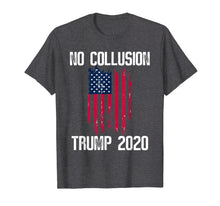 Load image into Gallery viewer, Funny shirts V-neck Tank top Hoodie sweatshirt usa uk au ca gifts for Vintage No Collusion Shirt USA Flag Pro Trump 2020 T Shirt 4619975
