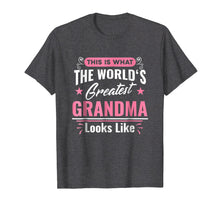 Load image into Gallery viewer, Funny shirts V-neck Tank top Hoodie sweatshirt usa uk au ca gifts for What World&#39;s Greatest Grandma Looks Like Mothers Day T-Shirt 3607507
