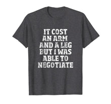 Load image into Gallery viewer, Funny shirts V-neck Tank top Hoodie sweatshirt usa uk au ca gifts for Amputee T-Shirt: Able To Negotiate Funny Leg Amputee Shirt 645239
