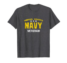 Load image into Gallery viewer, United States Navy Veteran Tshirt For Men And Women Faded
