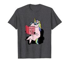 Load image into Gallery viewer, Unicorn T Shirt Believe in Yourself Motivational Book Lovers
