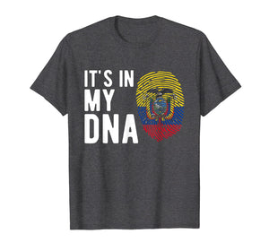 Funny shirts V-neck Tank top Hoodie sweatshirt usa uk au ca gifts for It's in my DNA Ecuador Flag Ecuadorian Gift T-Shirt 2284118