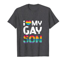 Load image into Gallery viewer, Funny shirts V-neck Tank top Hoodie sweatshirt usa uk au ca gifts for I Love My Gay Son Shirt Gay Pride Gift LGBT Lesbian Mom Dad 2450393
