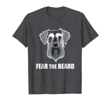 Load image into Gallery viewer, Funny shirts V-neck Tank top Hoodie sweatshirt usa uk au ca gifts for Dog Meme Fear the Beard Mini Schnauzer Dog T Shirt 1655311
