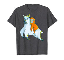 Load image into Gallery viewer, Funny shirts V-neck Tank top Hoodie sweatshirt usa uk au ca gifts for Sloth Riding Llama Shirt, Sloths Llamas Gifts for Women Kids 1727461
