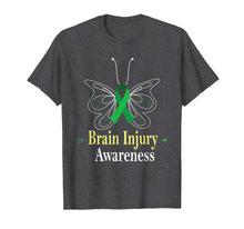 Load image into Gallery viewer, Funny shirts V-neck Tank top Hoodie sweatshirt usa uk au ca gifts for Brain Injury Awareness Butterfly Green Ribbon Tshirt Gifts 2798367

