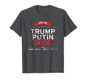 Trump Putin 2020 Make Russia Great Again Distressed TShirt 921289