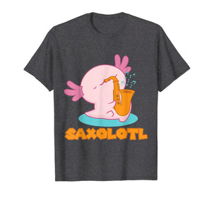 Funny shirts V-neck Tank top Hoodie sweatshirt usa uk au ca gifts for Saxolotl I Funny Saxophone Music Axolotl T Shirt 2014483