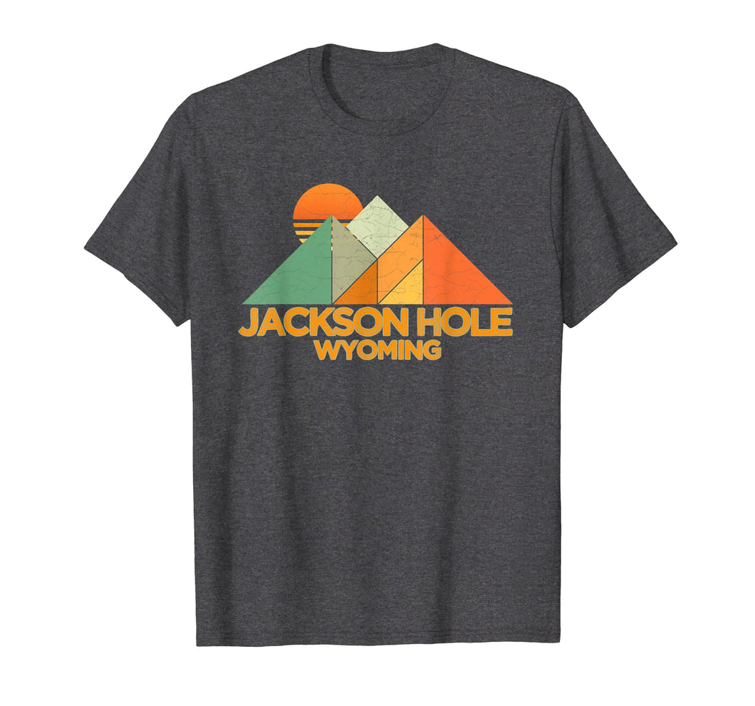 Funny shirts V-neck Tank top Hoodie sweatshirt usa uk au ca gifts for Retro Vintage Jackson Hole Wyoming T-Shirt-Distressed Shirt 1251546