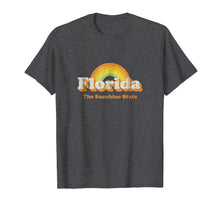 Load image into Gallery viewer, Retro Florida T Shirt Vintage 70s Rainbow Tee Design
