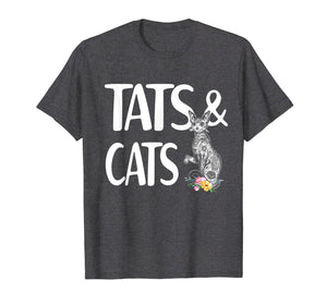 Funny shirts V-neck Tank top Hoodie sweatshirt usa uk au ca gifts for Tats And Cats Gift Shirt 2589578
