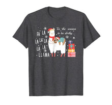 Load image into Gallery viewer, Funny shirts V-neck Tank top Hoodie sweatshirt usa uk au ca gifts for Sloth Christmas Shirt - Fa la la llama Christmas T-Shirt 2074984
