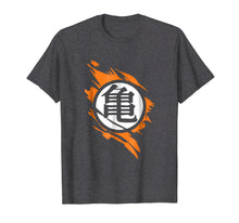 Load image into Gallery viewer, Goku Kame Symbol Ripped T Shirt

