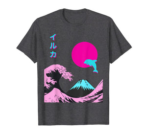 Retro Aesthetic Iruka T Shirt With Japanese Writing