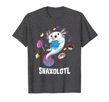Load image into Gallery viewer, Snaxolotl T-Shirt Funny Kawaii Axolotl Shirt Food Lover Gift 124980
