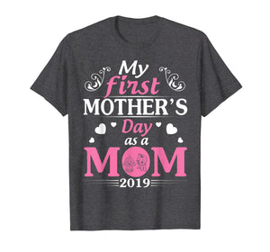 Funny shirts V-neck Tank top Hoodie sweatshirt usa uk au ca gifts for My First Mother's Day As A Mom Of Twin Boy Girl 2019 Shirt 2285505