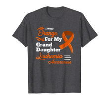 Load image into Gallery viewer, Funny shirts V-neck Tank top Hoodie sweatshirt usa uk au ca gifts for I Wear Orange For My Granddaughter Leukemia Awareness Shirt 2766769
