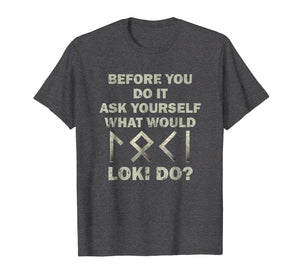 Funny shirts V-neck Tank top Hoodie sweatshirt usa uk au ca gifts for Funny Norse Vikings Shirt Loki God Runes Mythology TShirt 2210387