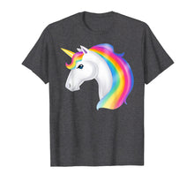 Load image into Gallery viewer, Funny shirts V-neck Tank top Hoodie sweatshirt usa uk au ca gifts for Magical White Unicorn Lovely Rainbow Mane T-Shirt 3219256

