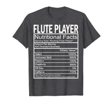Load image into Gallery viewer, Funny shirts V-neck Tank top Hoodie sweatshirt usa uk au ca gifts for Flute Player Nutrition Facts T shirt - Gift For Flute Player 323687
