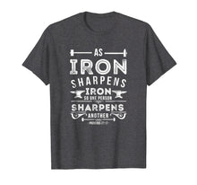 Load image into Gallery viewer, Funny shirts V-neck Tank top Hoodie sweatshirt usa uk au ca gifts for As Iron Sharpens Iron - Bible Verses &amp; Scripture 389948
