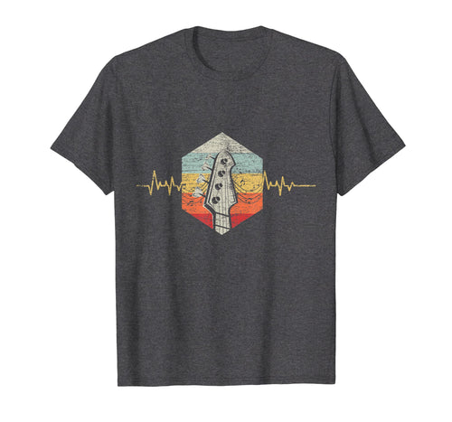 Funny shirts V-neck Tank top Hoodie sweatshirt usa uk au ca gifts for Retro Heartbeat Bass Guitar T-Shirt Bassist Gifts Musician 3261256
