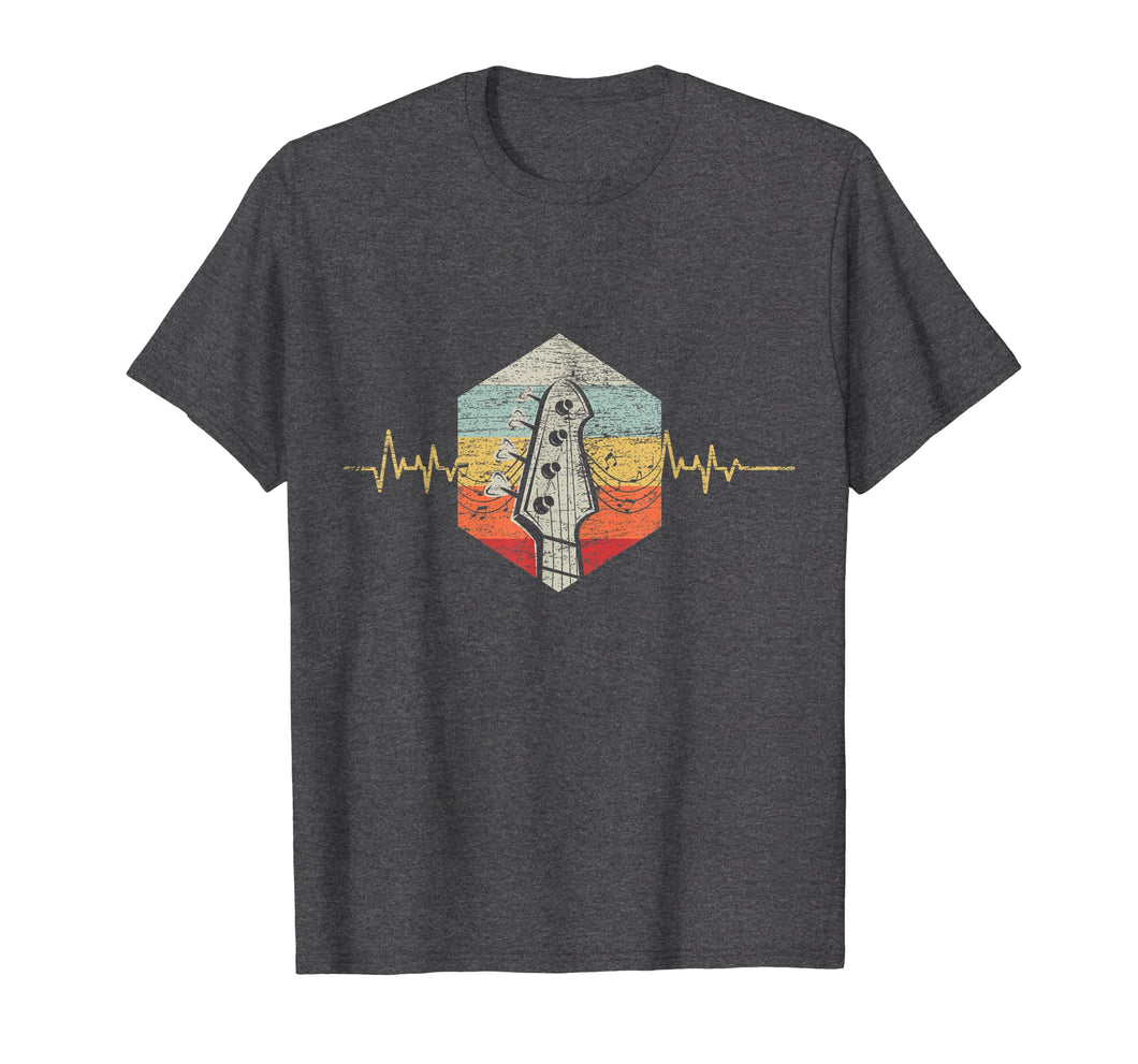 Funny shirts V-neck Tank top Hoodie sweatshirt usa uk au ca gifts for Retro Heartbeat Bass Guitar T-Shirt Bassist Gifts Musician 3261256