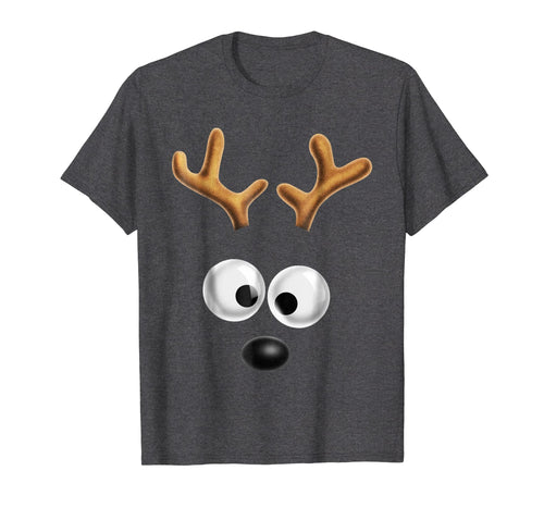 Funny shirts V-neck Tank top Hoodie sweatshirt usa uk au ca gifts for Matching Family Christmas Reindeer Face Shirt for Kids 957407